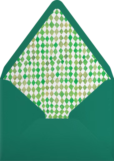Holiday Ribbon Photo - Happy Menocal Envelope