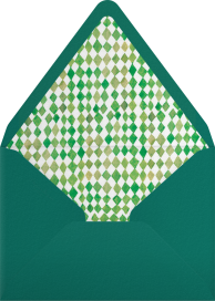 Holiday Ribbon Photo - Happy Menocal Envelope