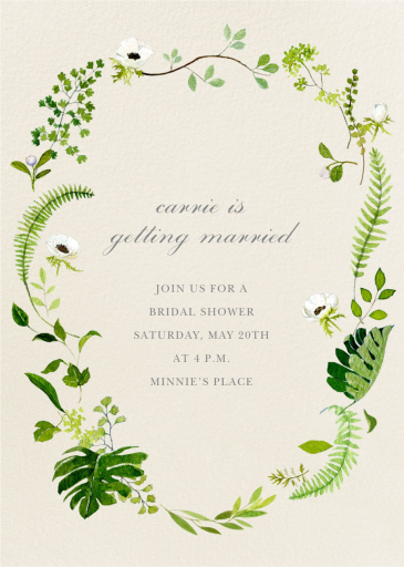 Naiad - Bridal Shower Invitation by Felix Doolittle