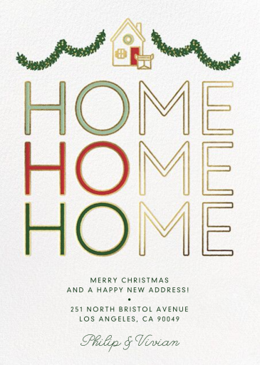 Merry Moving - Holiday Card by Paperless Post