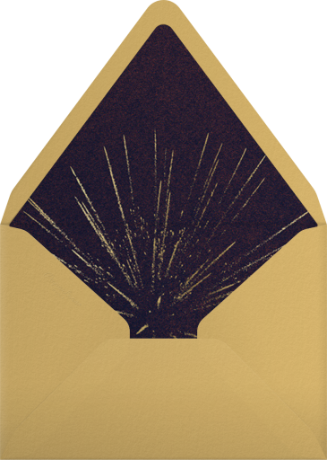Festive Fireworks - Paperless Post Envelope