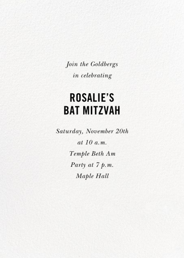 Mitzvah Baronial by kate spade new york - Back