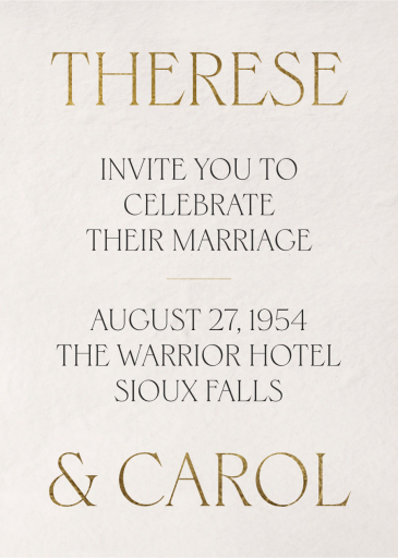 Golden Couple - Invitation by Paperless Post