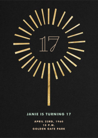 Year of the Sparkler - Birthday Invitation by Paperless Post