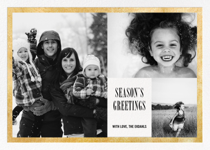 Bordure - Holiday Card by Paperless Post