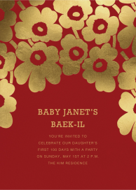 Gold Unikko by Marimekko