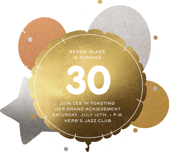 Blown Away - Birthday Invitation by Paperless Post