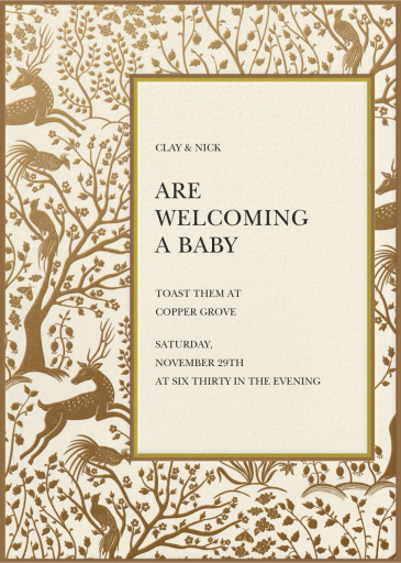 Golden Deer Frame by Chand Sitara