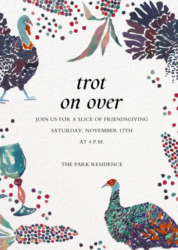 Feast and Flock - Invitation by Happy Menocal