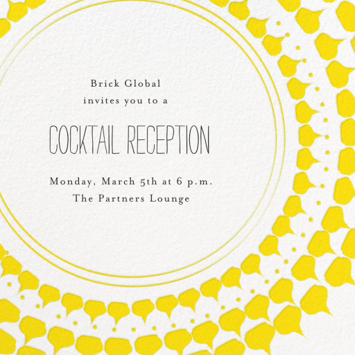 Spec in Capri - Cocktail Party Invitation by Mr. Boddington's Studio