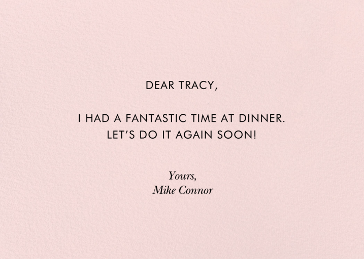 Blush Cherries - Business Greeting Card by Rifle Paper Co. - Back