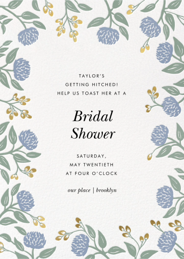 Framed Peonies - Invitation by Rifle Paper Co.