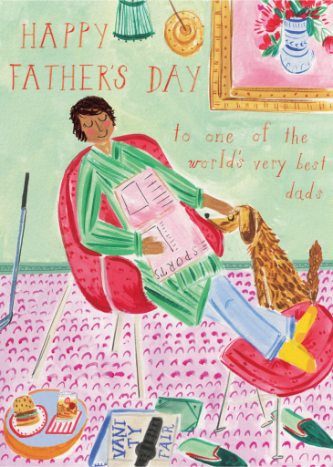 Dog Dad - Father's Day Card by Mr. Boddington's Studio
