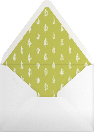 Photo Collage Winter Holiday Card Envelope