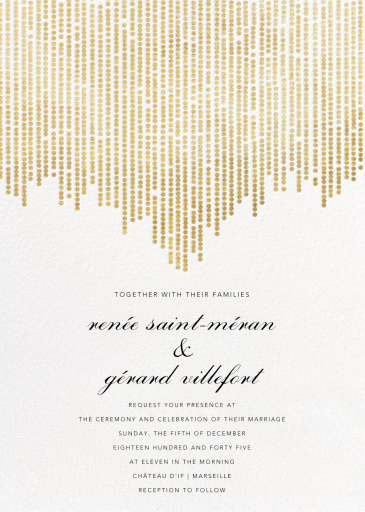Josephine Baker - Wedding Invitation by Paperless Post
