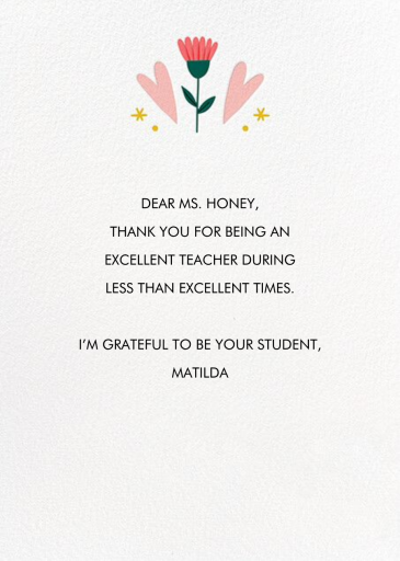 Trusty Teacher by Hello!Lucky - Back