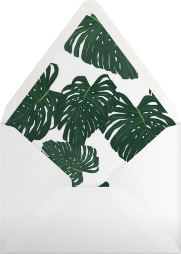 Monstera (Invitation) - Paperless Post Envelope