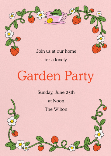 Garden Party - Garden Party Invitation by Min Heo