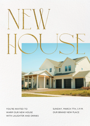 Open Concept (Photo) - Housewarming Invitation by Paperless Post