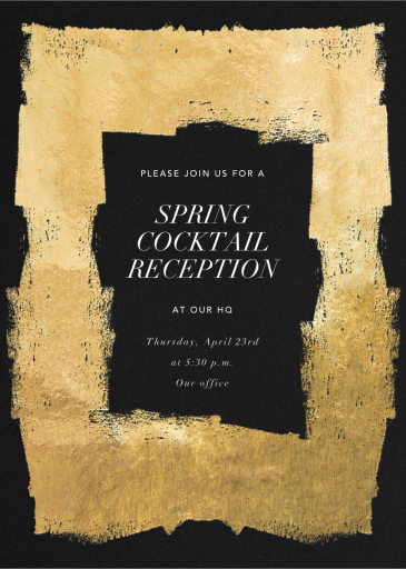 Framework - Cocktail Party Invitation by Kelly Wearstler