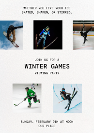 Winter Games (Photo) - Invitation by Paperless Post