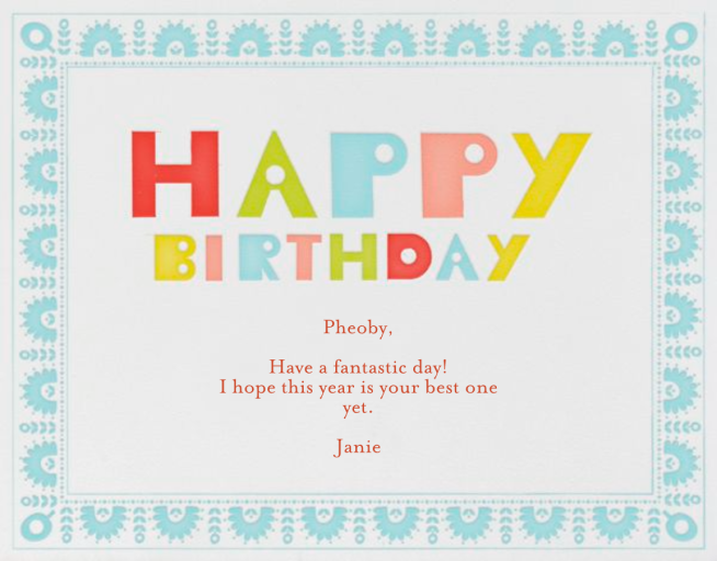 Tijuana Birthday - Sri Lanka - Birthday Card by Mr. Boddington's Studio