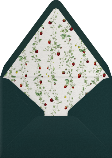 Berry Blossoms (Invitation) - Stephanie Fishwick Envelope