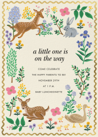 Woodland Friends - Baby Shower Invitation by Rifle Paper Co.