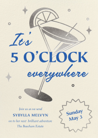 5 O’Clock Martini by Paperless Post