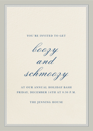 Let's Get Wasted - Birthday Invitation by Derek Blasberg