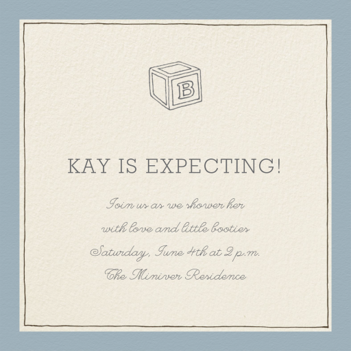 Drawn Seal Border - Party Invitation by Paperless Post