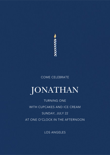 And One for Good Luck - Birthday Invitation by Sugar Paper