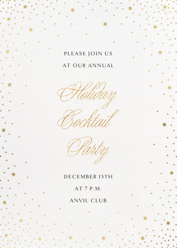 Modest Dazzle - Corporate Holiday Party Invitation by Paperless Post