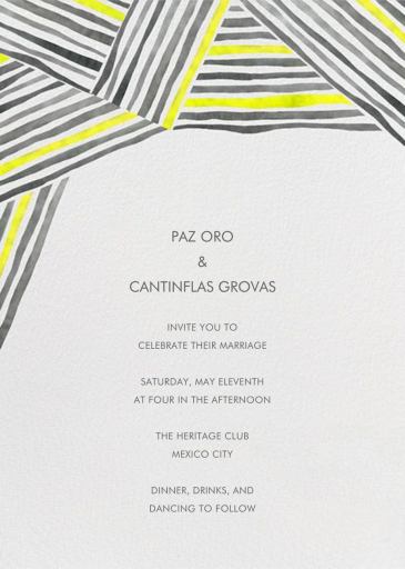 Watercolor Stripes - Gray & Neon by Linda and Harriett