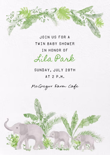 Trunk Show - Baby Shower Invitation by Paperless Post