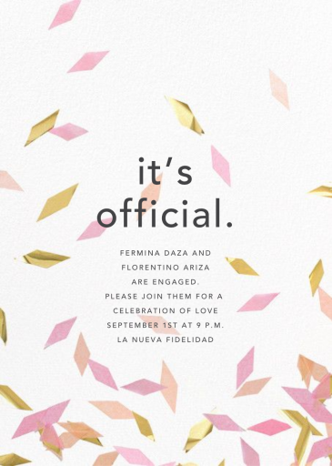 Flutter - Engagement Party Invitation by CONFETTISYSTEM