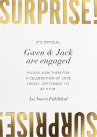 Surprise Flip the Script - Engagement Party Invitation by Paperless Post