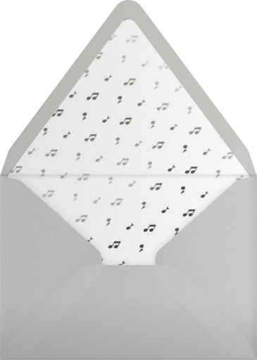 Disco Ball Confetti Cocktails Invitation Envelope