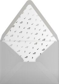 Disco Ball Confetti Cocktails Invitation Envelope