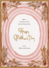 Field of Pink - Mother's Day Card by Happy Menocal