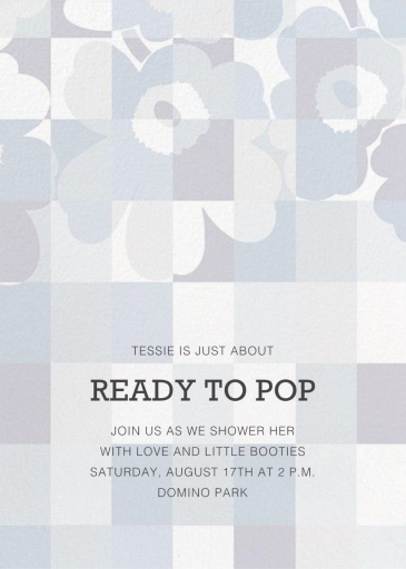 Ruutu-Unikko (Tall) by Marimekko