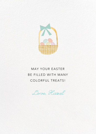 Easter Jellies (Greeting) - Easter Card by Hello!Lucky - Back