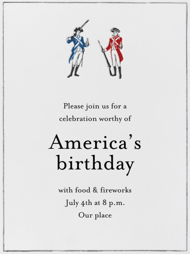 Party Like It's 1776 - Invitation by Paperless Post