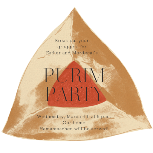 Hamantashen - Invitation by Paperless Post