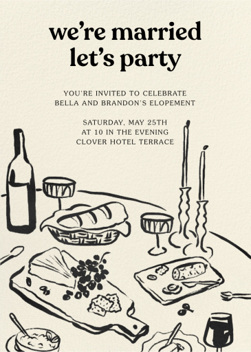 Aperitivo - Bridal Shower Invitation by Paperless Post