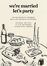 Aperitivo - Elopement Party Invitation by Paperless Post