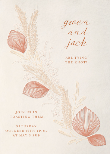 Pretty Pampas - Invitation by Paperless Post