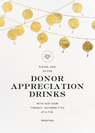 Golden String Lanterns - Business Event Invitation by Paperless Post