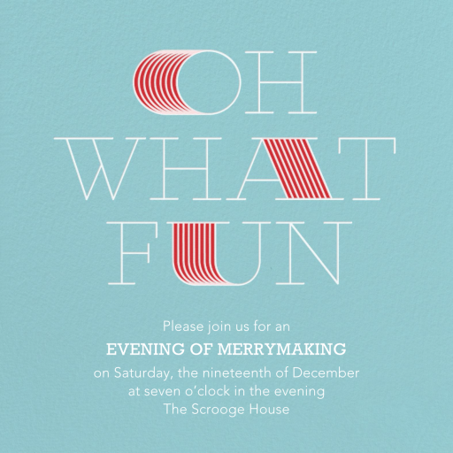 Extended Fun - Holiday Party Invitation by Paperless Post