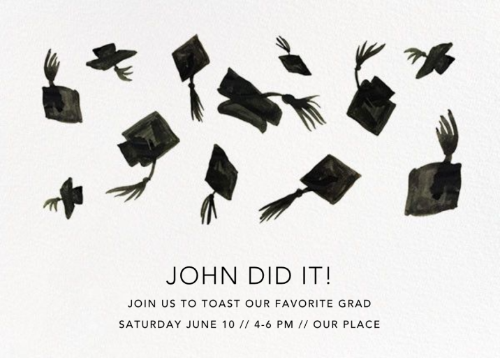 Flying Tassels - Invitation by Linda and Harriett